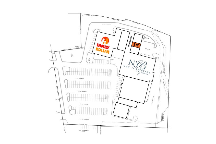 505-537 Plaza Cir, Garner, NC à louer - Plan de site – Image 3 sur 19