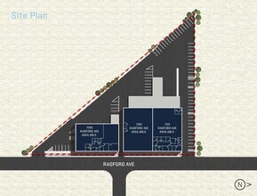 7255 Radford Ave, North Hollywood, CA à louer Plan de site– Image 2 sur 10