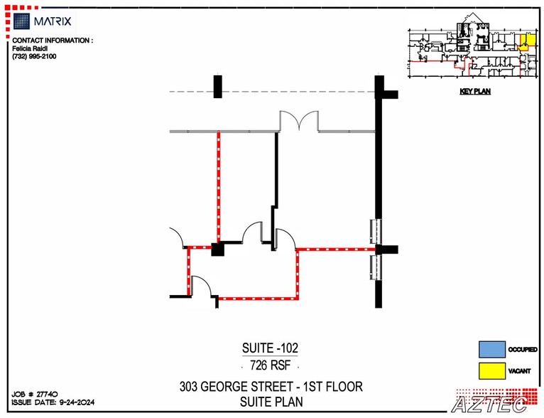 303 George St, New Brunswick, NJ à louer - Plan d’étage – Image 2 sur 6