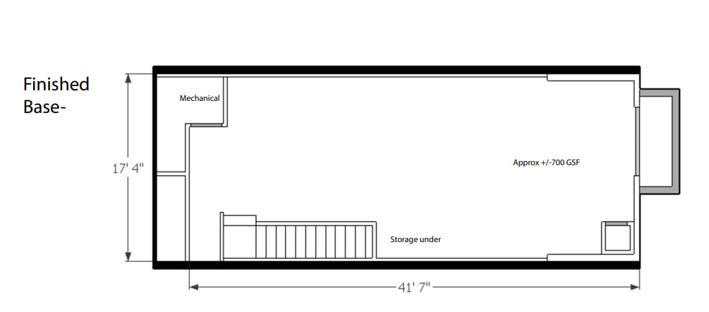 1640 Pine St, Philadelphia, PA à louer Plan d’étage– Image 1 sur 1