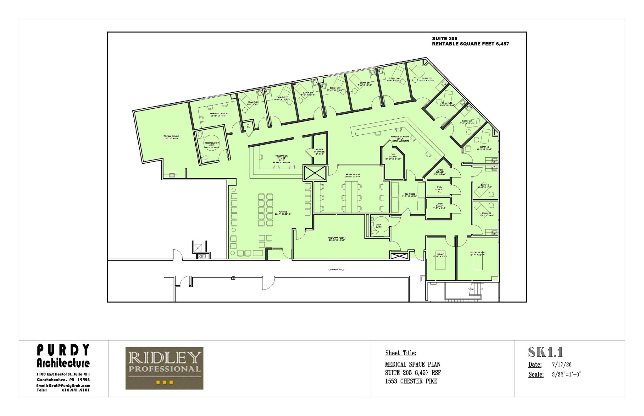 1553 Chester Pike, Crum Lynne, PA à louer Plan d’étage– Image 1 sur 2