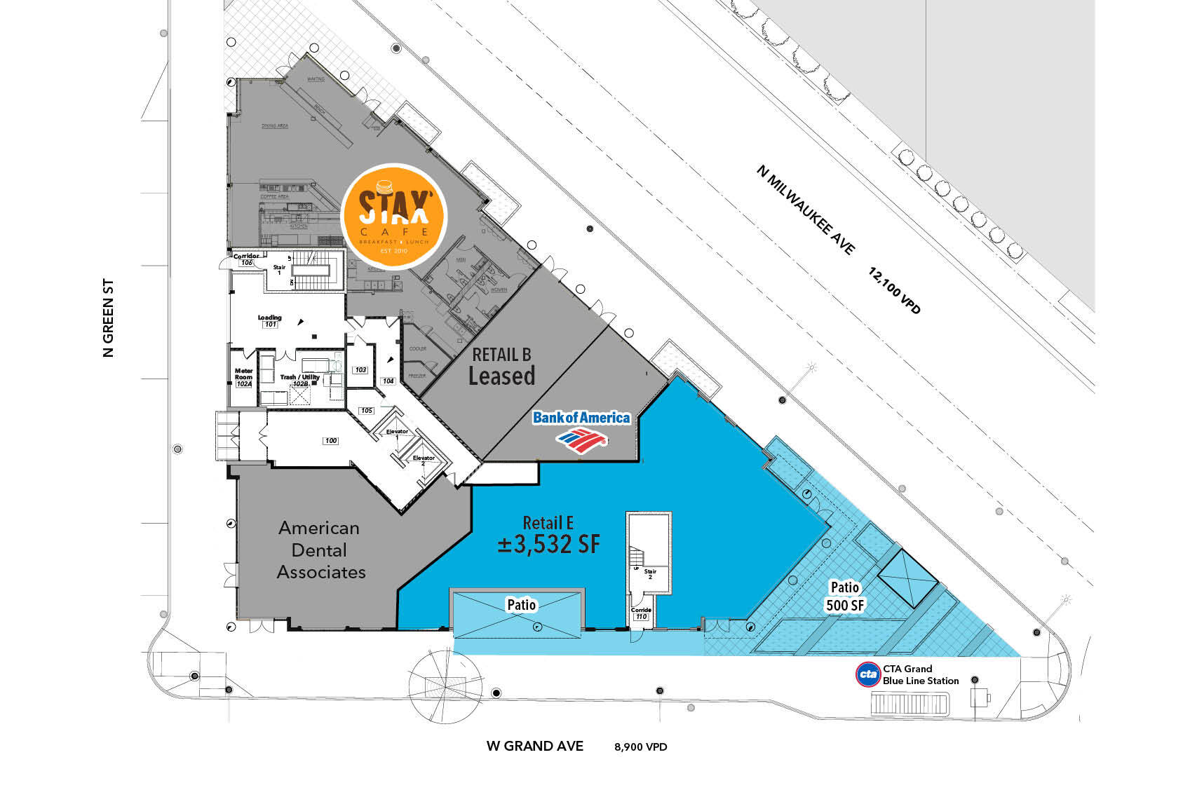 500 N Milwaukee Ave, Chicago, IL à louer Photo intérieure– Image 1 sur 1