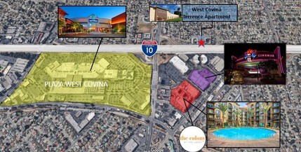 1127 E Garvey Ave N, West Covina, CA - Vue aérienne vue de carte