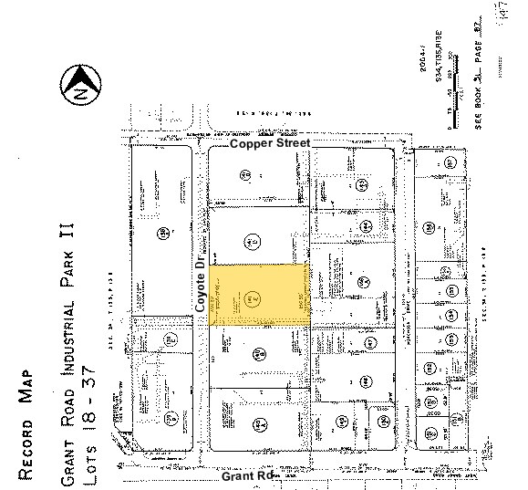 2500 N Coyote Dr, Tucson, AZ à louer - Plan cadastral – Image 3 sur 9