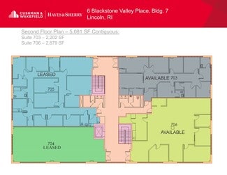 Plus de détails pour 6 Blackstone Valley Pl, Lincoln, RI - Bureau/Médical à louer