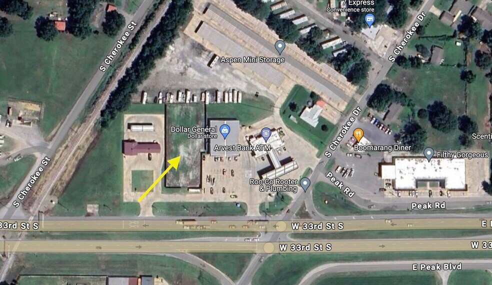 40 Peak Boulevard Blvd, Muskogee, OK à vendre - Aérien – Image 2 sur 2