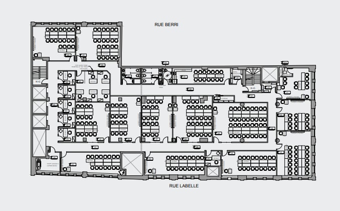1265 Rue Berri, Montréal, QC à louer Plan d’étage– Image 1 sur 1