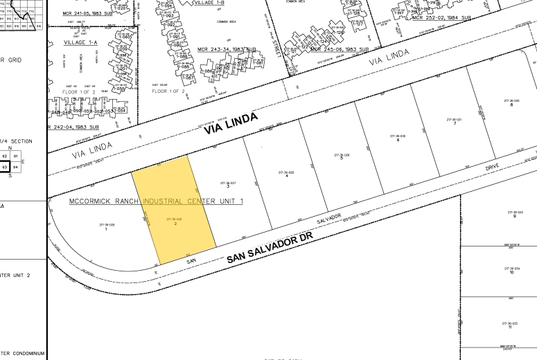 9188 E San Salvador Dr, Scottsdale, AZ à louer - Plan cadastral – Image 2 sur 7