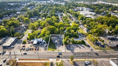2819 Gallatin Pike, Nashville, TN - Vue aérienne vue de carte - Image1