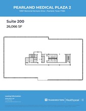 10907 Memorial Hermann Dr, Pearland, TX à louer Plan d’étage– Image 1 sur 1