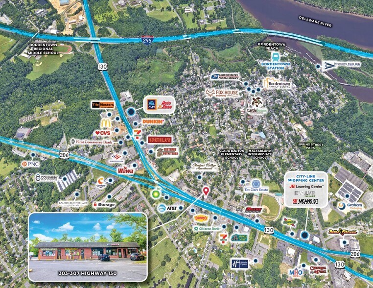 303 US Highway 130, Bordentown, NJ à louer - Aérien – Image 3 sur 9
