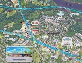 303 US Highway 130, Bordentown, NJ - VUE AÉRIENNE  vue de carte