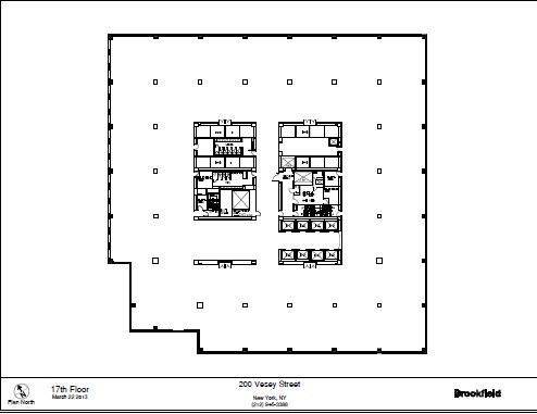 200 Vesey St, New York, NY à louer Plan d’étage– Image 1 sur 1