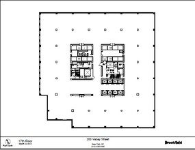200 Vesey St, New York, NY à louer Plan d’étage– Image 1 sur 1