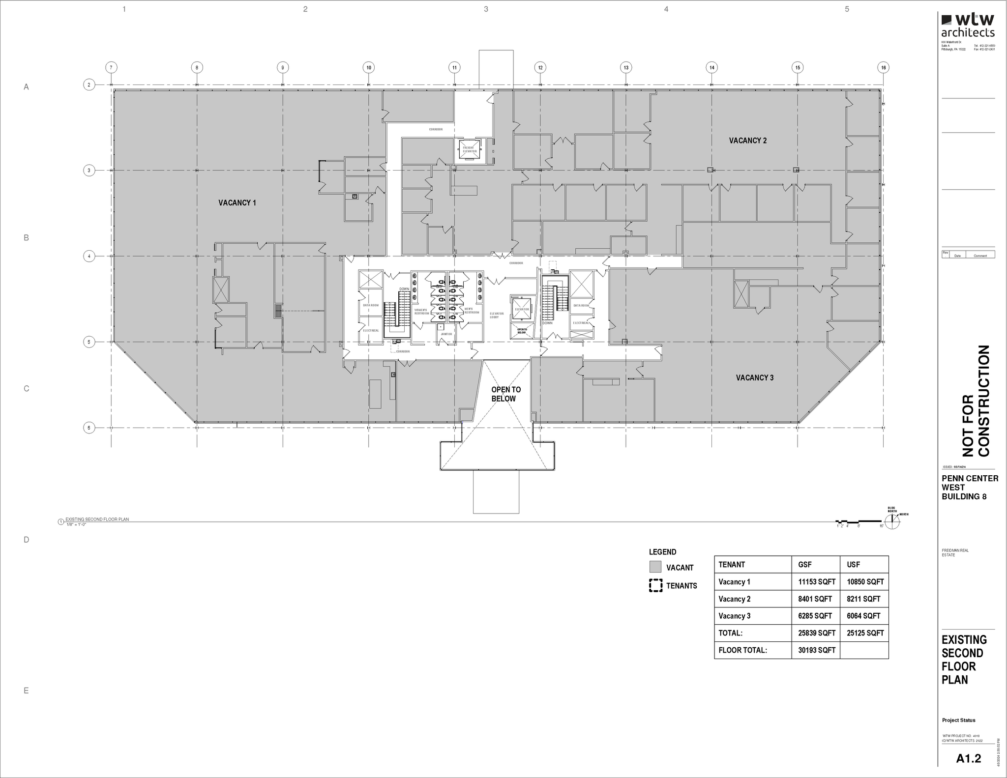 8 Penn Center West, Pittsburgh, PA à louer Plan d’étage– Image 1 sur 3