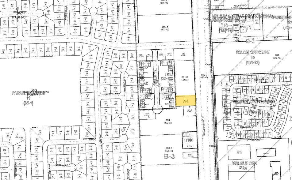 2040 N University Dr, Pembroke Pines, FL à louer - Plan cadastral – Image 2 sur 2