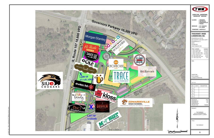 6151 Trace Parkway Dr, Edwardsville, IL à louer - Plan de site – Image 3 sur 3