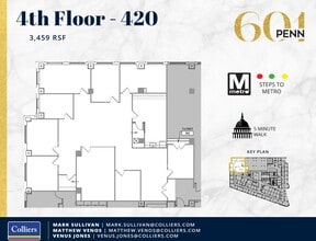 601 Pennsylvania Ave NW, Washington, DC à louer Plan d’étage– Image 1 sur 1