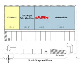 2620 S Shepherd Dr, Houston, TX à louer Plan de site– Image 1 sur 1