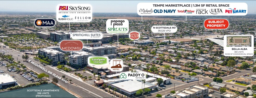 911 N Scottsdale Rd, Scottsdale, AZ à vendre - Photo de l’immeuble – Image 2 sur 3