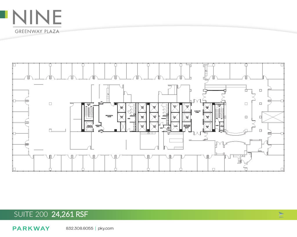 9 Greenway Plz, Houston, TX à louer Plan d’étage– Image 1 sur 1