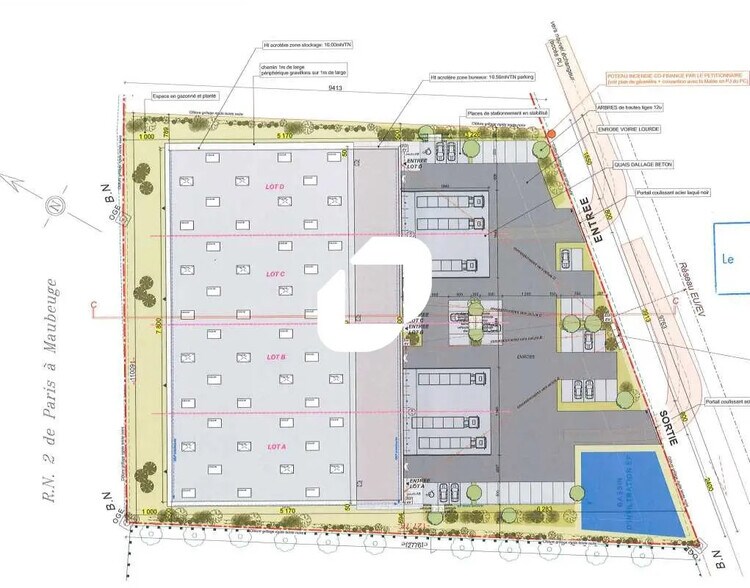 Terrain dans Le Plessis-Belleville à vendre - Plan d’étage – Image 1 sur 2