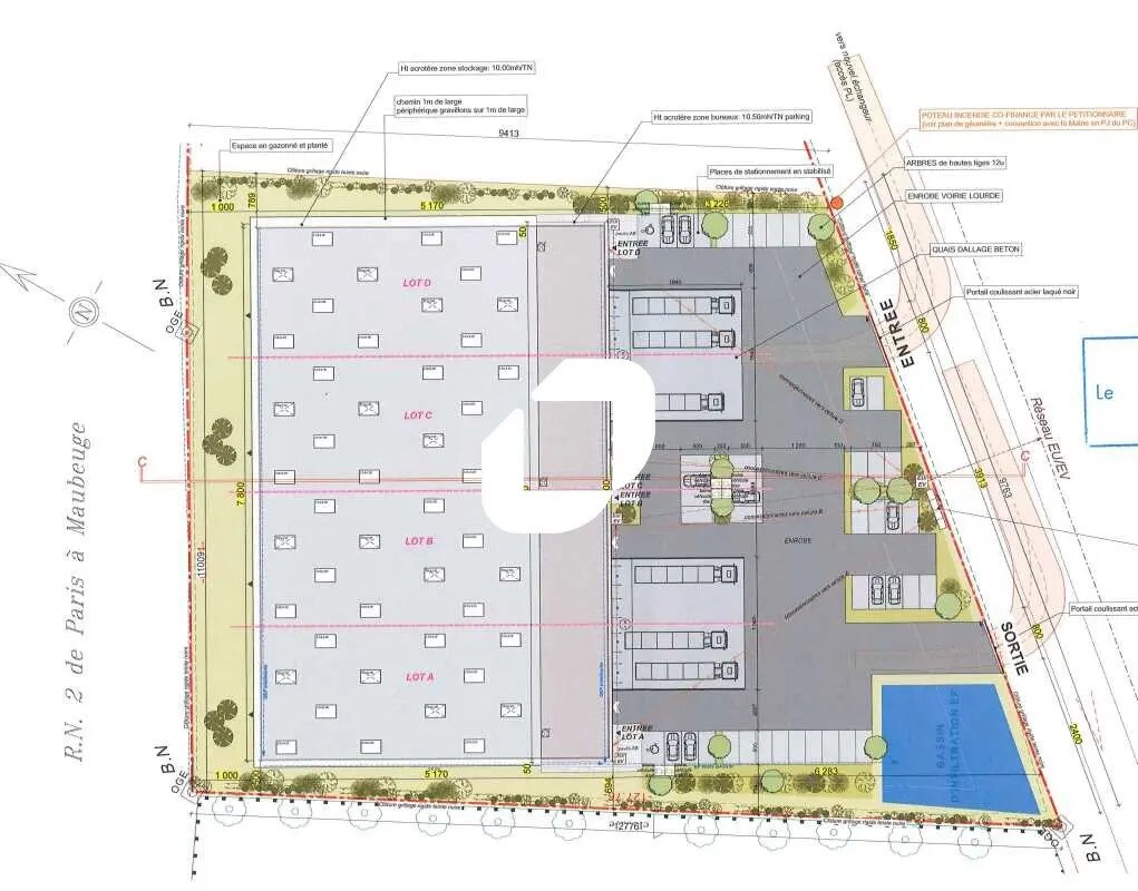 Terrain dans Le Plessis-Belleville à vendre Plan d’étage– Image 1 sur 3