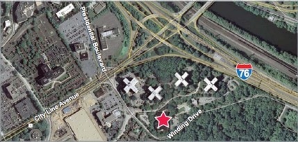 1 Winding Dr, Philadelphia, PA - Vue aérienne  vue de carte