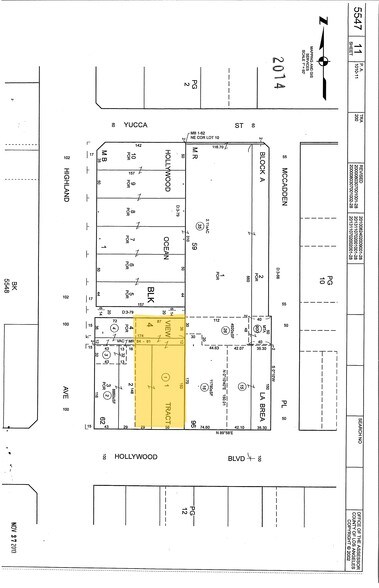 6763 Hollywood Blvd, Los Angeles, CA à vendre - Plan cadastral – Image 2 sur 16