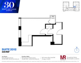 30 N Michigan Ave, Chicago, IL à louer Plan d’étage– Image 1 sur 5