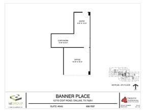 12770 Coit Rd, Dallas, TX à louer Plan de site– Image 2 sur 2