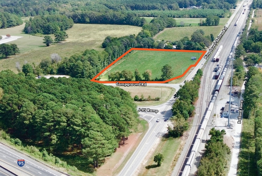 1149 Pine Level-Selma Rd, Selma, NC à vendre - Aérien – Image 3 sur 9