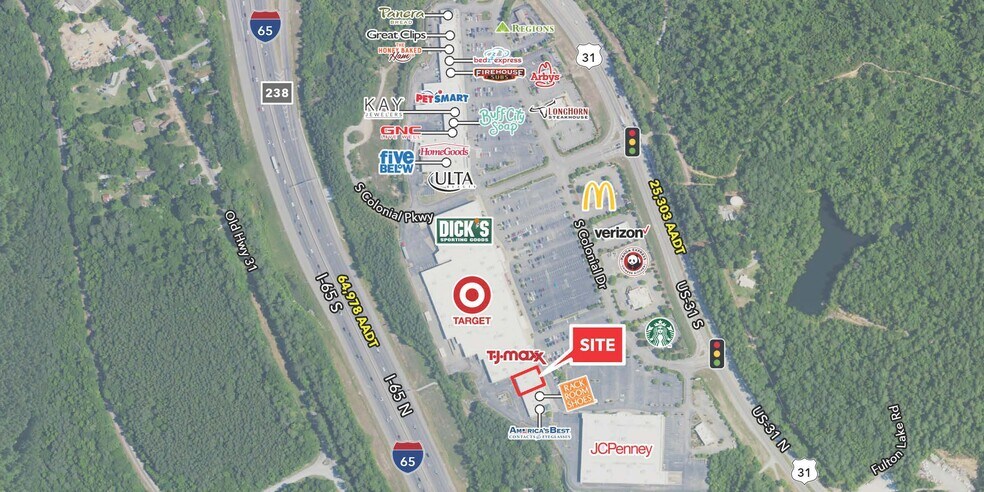 250-320 S Colonial Dr, Alabaster, AL à louer - Photo de l’immeuble – Image 2 sur 6