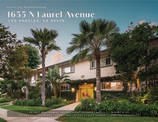Plus de détails pour 1633 N Laurel Ave, Los Angeles, CA - Logement à vendre