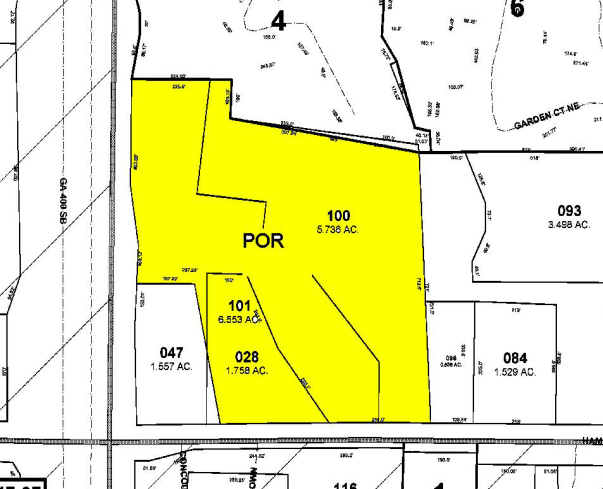 980 Hammond Dr NE, Atlanta, GA à louer - Plan cadastral – Image 2 sur 16