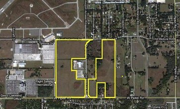 W Pipkin Rd & Old Medulla Rd, Lakeland, FL - VUE AÉRIENNE  vue de carte