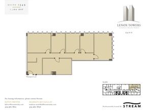 3400 Peachtree Rd NE, Atlanta, GA à louer Plan d’étage– Image 1 sur 1