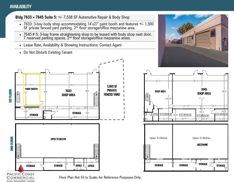 7645 Carroll Rd, San Diego, CA à louer Plan d’étage– Image 1 sur 1