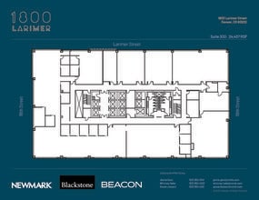 1800 Larimer St, Denver, CO à louer Plan d’étage– Image 1 sur 1