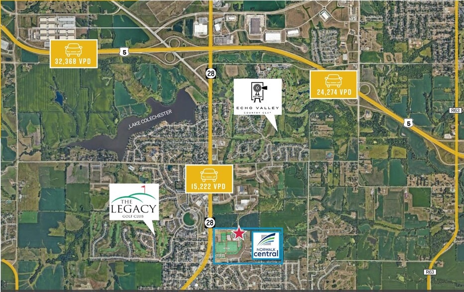 E. 18th Street, Norwalk, IA à vendre - Aérien – Image 3 sur 3