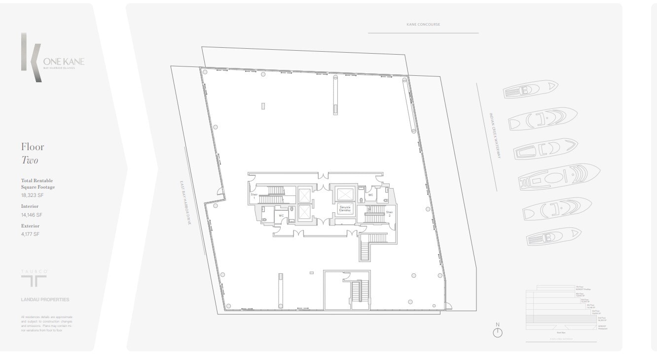 9551-9561 E Bay Harbor Dr, Miami Beach, FL à louer Plan d’étage– Image 1 sur 1