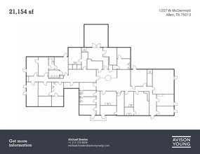 1207 W McDermott Dr, Allen, TX à louer Plan d’étage– Image 1 sur 2