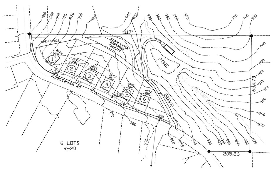 1167 Pebblebrook Rd SE, Mableton, GA à vendre - Plan de site – Image 1 sur 7