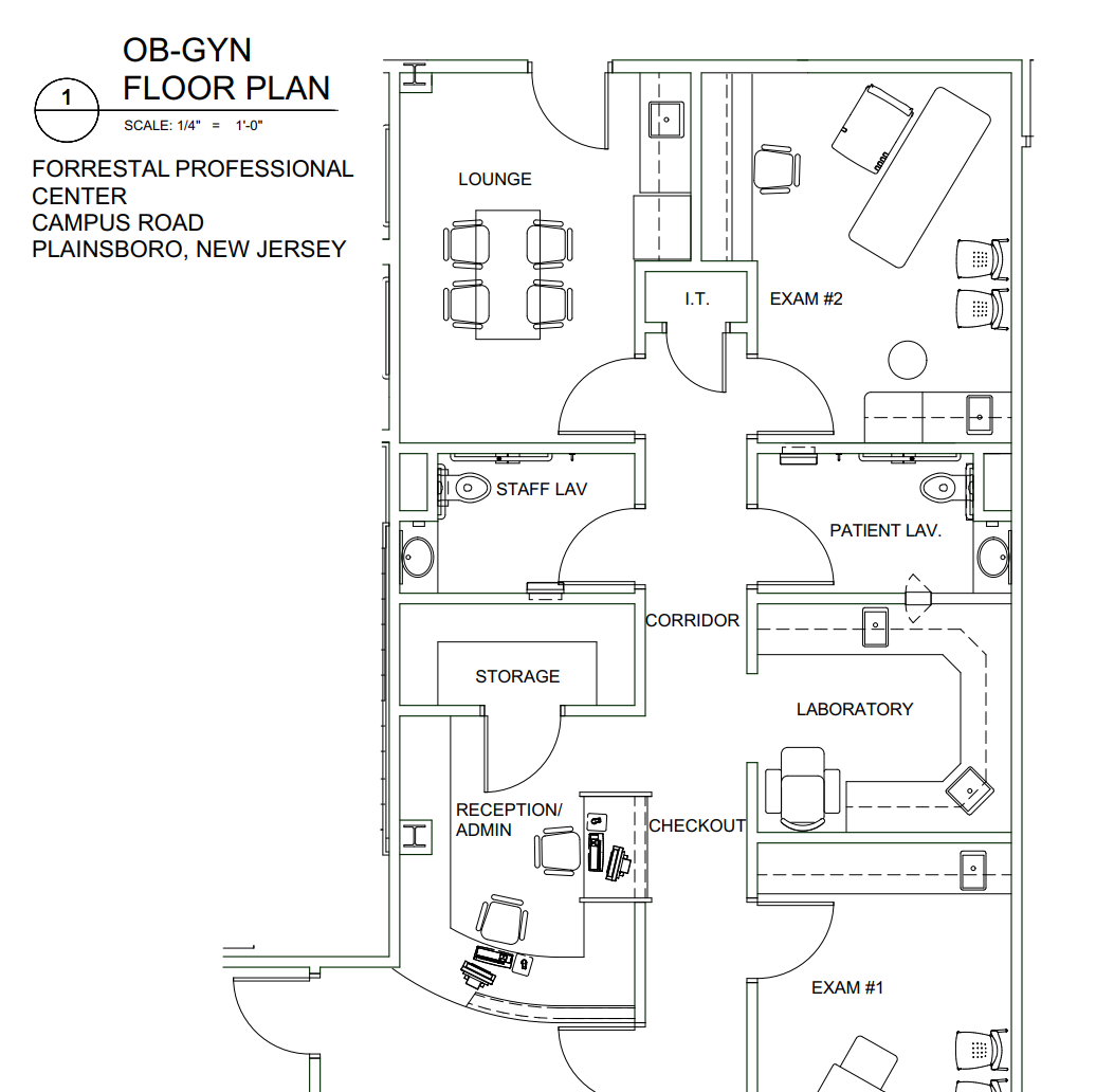 10 Forrestal Rd S, Princeton, NJ à louer Plan d’étage– Image 1 sur 1