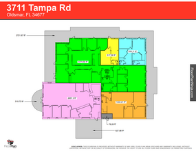 3711 Tampa Rd, Oldsmar, FL à louer Plan d’étage– Image 1 sur 2