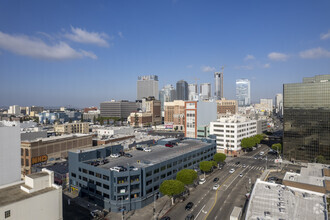 210 E Olympic Blvd, Los Angeles, CA - VUE AÉRIENNE  vue de carte