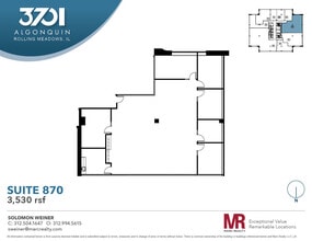 3701 Algonquin Rd, Rolling Meadows, IL à louer Plan d’étage– Image 1 sur 7