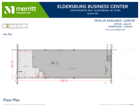 1393 Progress Way, Eldersburg, MD à louer Plan d’étage– Image 1 sur 2