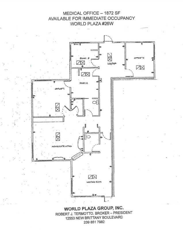 12523-12697 New Brittany Blvd, Fort Myers, FL à louer Plan d’étage– Image 1 sur 6