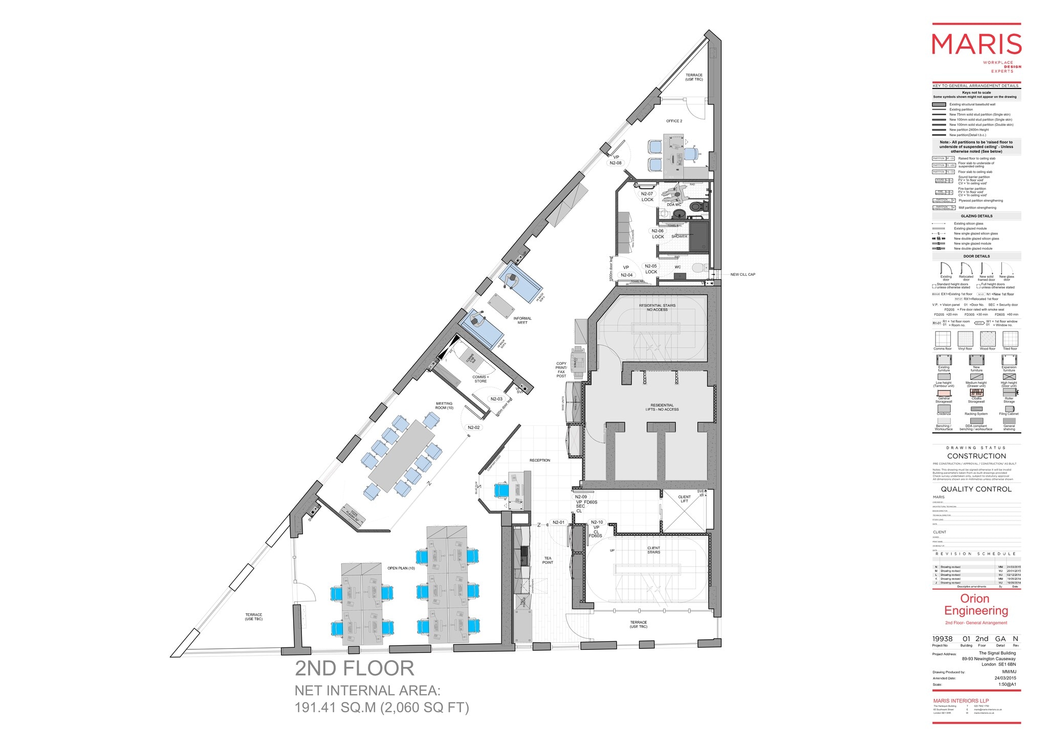 93 Newington Causeway, Londres à louer Plan de site– Image 1 sur 1